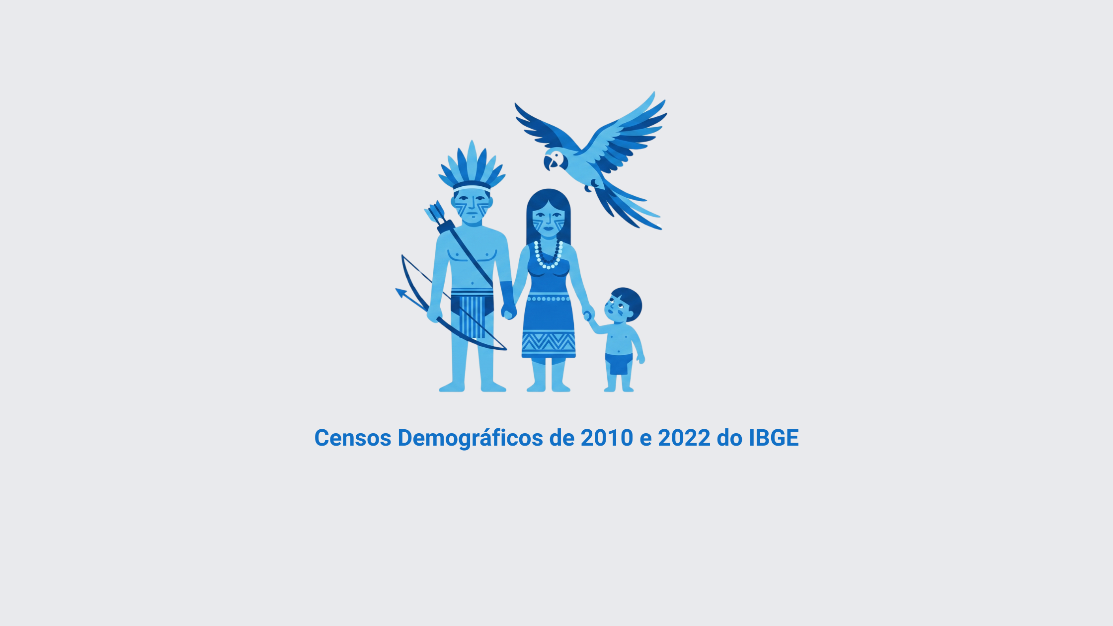 Capa do projeto Panorama da População Indígena Brasileira
